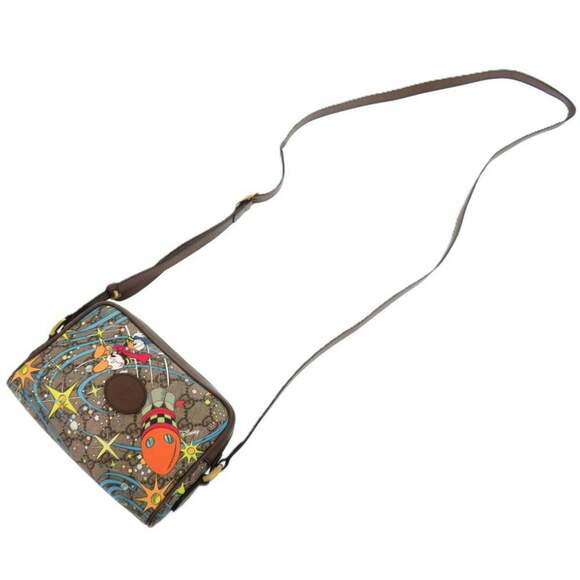 GUCCI Authentic Brown Leather Shoulder Bag - Picture 6 of 10